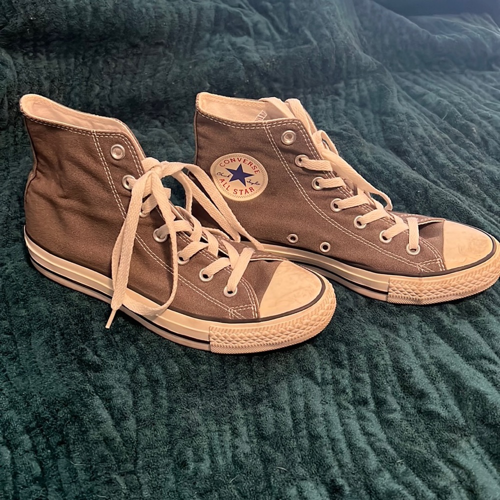 Grey Converse High Tops
